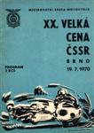Programme cover of Brno Circuit, 19/07/1970