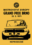 Programme cover of Brno Circuit, 23/05/1971
