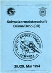 Programme cover of Brno Circuit, 29/05/1994