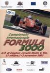 Programme cover of Cagliari, 02/11/2003