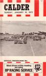 Programme cover of Calder Park Raceway, 16/01/1972