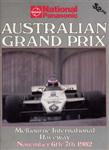 Programme cover of Calder Park Raceway, 07/11/1982