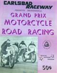 Programme cover of Carlsbad Raceway, 05/1966