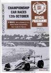 Programme cover of Castle Combe Circuit, 12/10/1991
