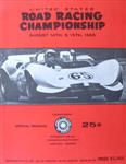 Programme cover of Continental Divide Raceways, 15/08/1965