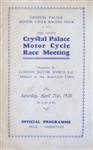 Programme cover of Crystal Palace Circuit, 21/04/1928
