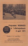 Programme cover of Den Bosch, 04/04/1971