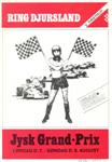 Programme cover of Ring Djursland, 08/08/1971