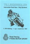 Programme cover of Ring Djursland, 02/09/1984