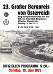 Programme cover of Dobratsch Hill Climb, 10/06/1979
