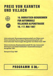 Programme cover of Dobratsch Hill Climb, 17/05/1987