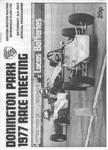 Programme cover of Donington Park Circuit, 02/07/1977