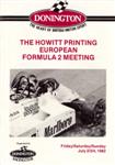 Programme cover of Donington Park Circuit, 04/07/1982