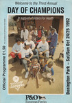 Programme cover of Donington Park Circuit, 25/10/1992
