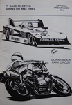 Programme cover of Donnybrook Park, 05/05/1985