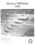 Programme cover of Duryea Hill Climb, 13/06/1976