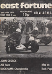 Programme cover of East Fortune Circuit, 28/04/1974