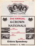 Programme cover of Eldora Speedway, 03/10/1982