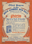 Programme cover of Elgin Road Race Course, 30/08/1913