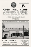 Programme cover of Enniskerry Hill Climb, 02/05/1964