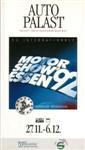 Programme cover of Essen Motor Show International, 1992