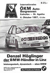 Programme cover of Esthofen Hill Climb, 04/10/1987