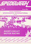 Programme cover of Foxhall Stadium, 15/03/1981