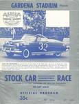 Programme cover of Gardena Stadium, 11/03/1956