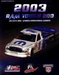 Programme cover of Gateway Motorsports Park, 19/07/2003