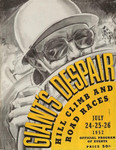 Programme cover of Giants' Despair Hill Climb, 26/07/1952