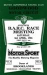 Programme cover of Goodwood Motor Circuit, 03/04/1965