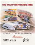 Programme cover of Heart O' Texas Speedway, 24/05/1992