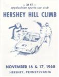 Programme cover of Hershey Hill Climb, 17/11/1968