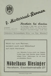 Programme cover of Herxheim bei Landau, 09/09/1934