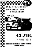 Programme cover of Hockenheimring, 16/04/1978