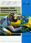 Programme cover of Hockenheimring, 12/06/1994