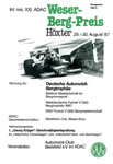 Programme cover of H&ouml;xter Hill Climb, 30/08/1987