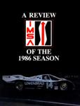 Cover of IMSA Yearbook, 1986