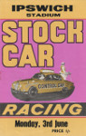 Programme cover of Foxhall Stadium, 03/06/1968