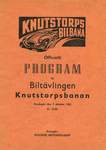 Programme cover of Ring Knutstorp, 07/10/1962