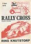 Programme cover of Ring Knutstorp, 03/09/1978