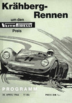 Programme cover of Kr&auml;hberg Hill Climb, 24/04/1966