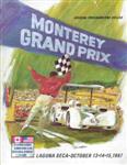 Programme cover of Laguna Seca Raceway, 15/10/1967