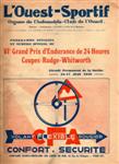 Programme cover of Circuit de la Sarthe, 17/06/1928