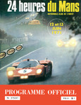 Programme cover of Circuit de la Sarthe, 13/06/1971