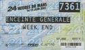 Ticket for Circuit de la Sarthe Ticket, 15/06/2003
