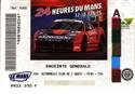 Ticket for Circuit de la Sarthe Ticket, 18/06/1995