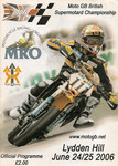 Programme cover of Lydden Hill Race Circuit, 25/06/2006