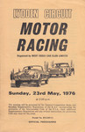 Programme cover of Lydden Hill Race Circuit, 23/05/1976