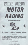 Programme cover of Lydden Hill Race Circuit, 22/08/1976